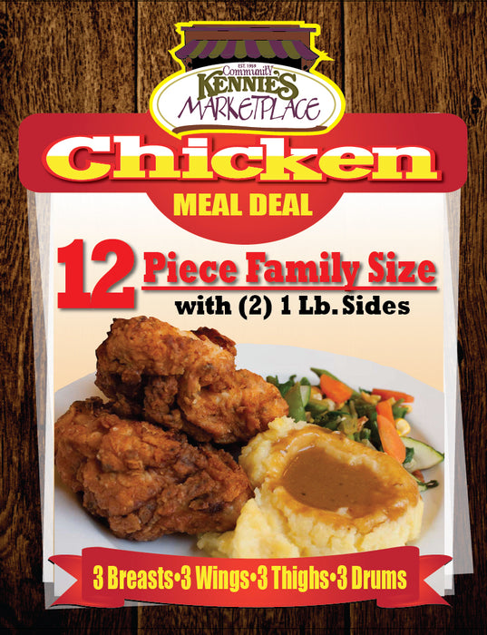 Fried Chicken Floor Stand Stanchion Sign-Custom Printed 22"W x 28"H