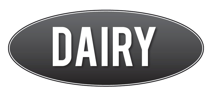 Dairy Wall Sign- Blue or Black