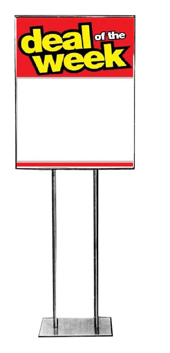 Deal of the Week Floor Stand Stanchion Sign