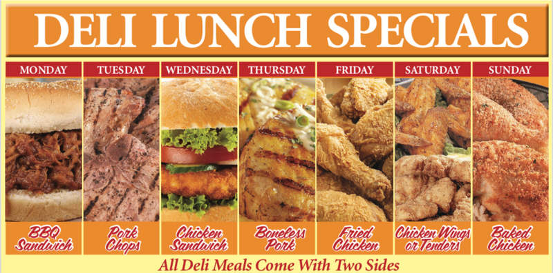 Deli Menu Board-Custom Printed