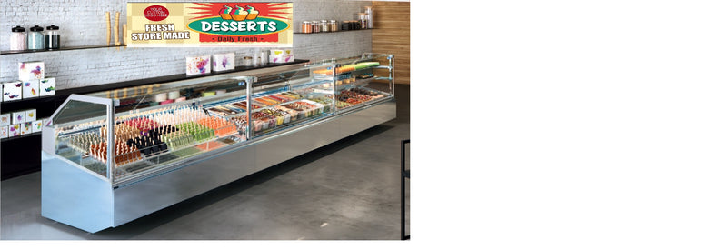 Desserts End Cap Headers-Gondola Signs- 36" W x 18" H