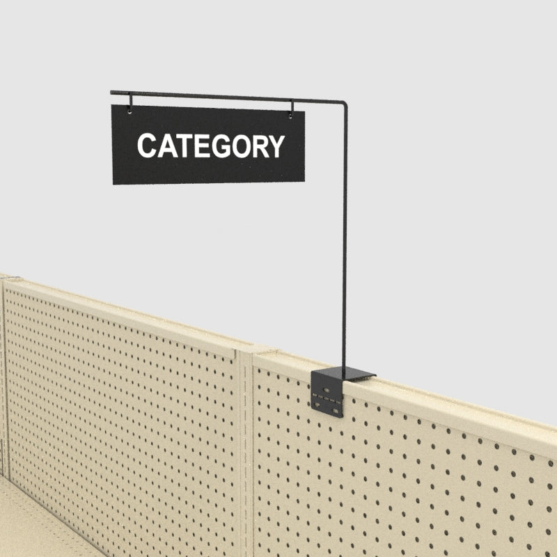 Aisle Markers L- Shaped Aisle Signs for Store Shelving -25 pieces