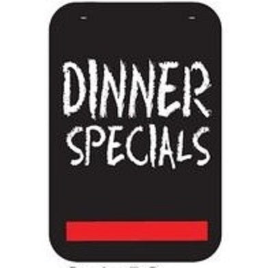 Dinner Specials Sign & Sidewalk Swing Sign Holder Set