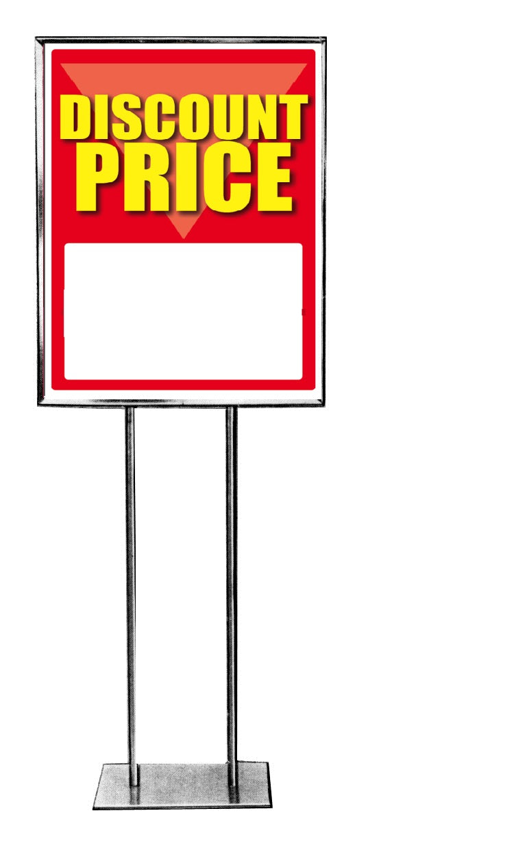 Discount Price Floor Stand Sign