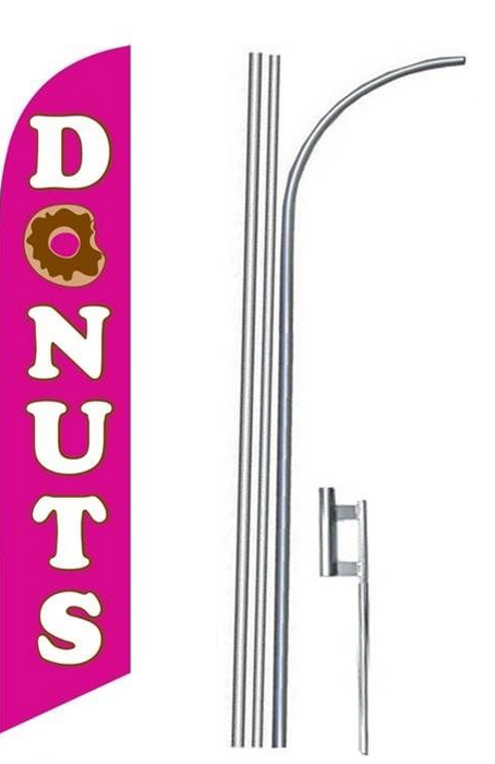 Donuts Feather Flag Kit