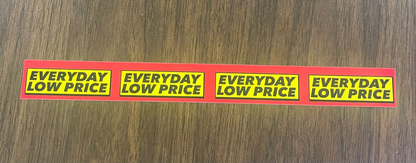 Everyday Low Price Channel Shelf Molding Strips-12" x 1.25" -20 pieces