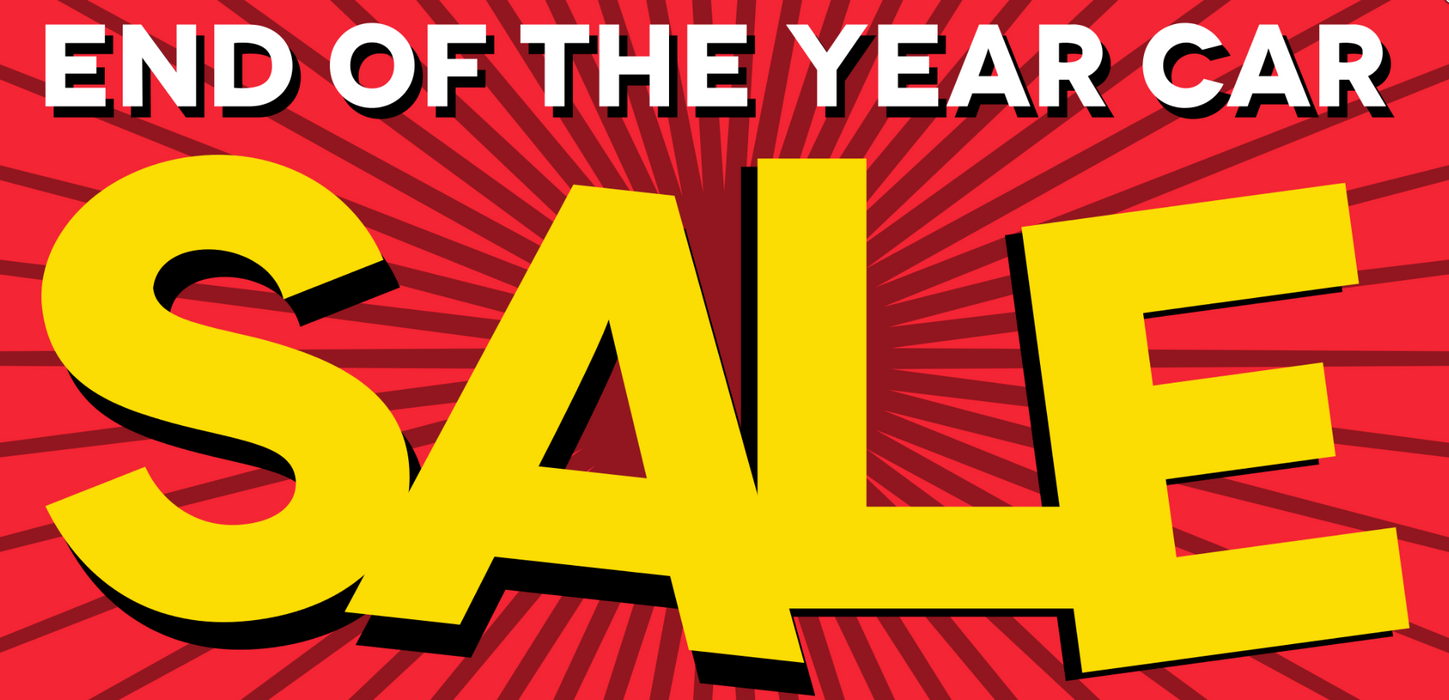 End of Year Car Sale Banner
