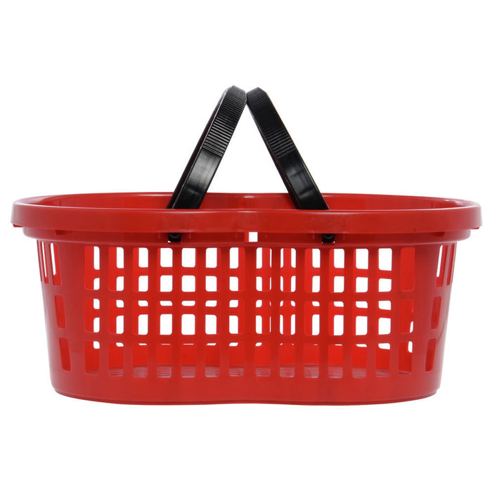 Ergonomically Shaped Shopping Hand Baskets - 6 units