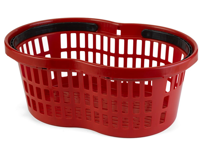 Ergonomically Shaped Shopping Hand Baskets - 6 units