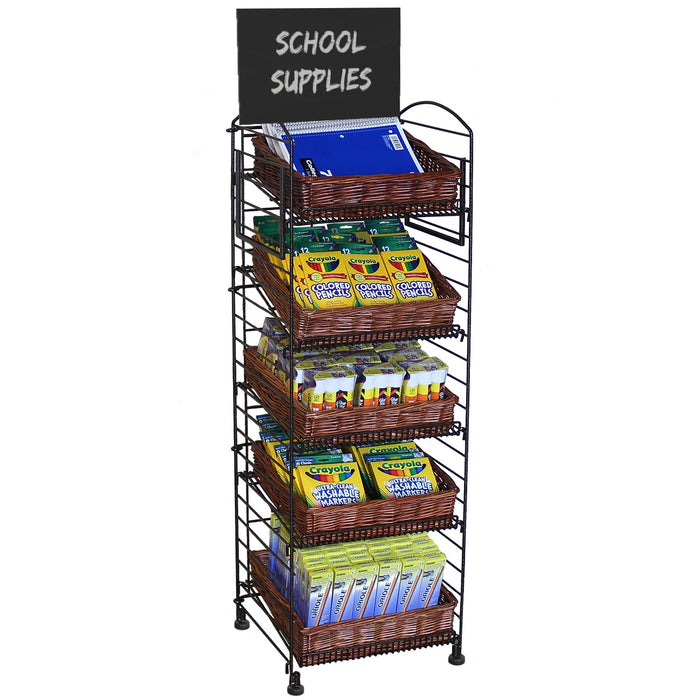 Mobile Off The Shelf 5-tier Candy Merchandiser