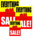Everything On Sale Retail Sale Event Sign Kit