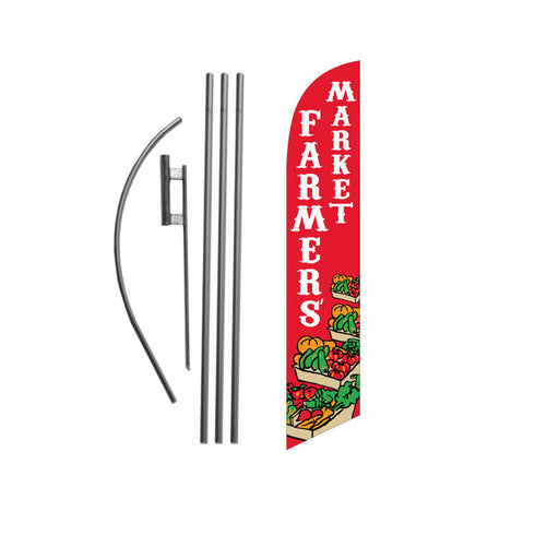 Farmers Market Feather Flag Kit
