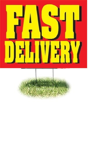 Fast Delivery Retail Lawn Sign-24"W x 18"H