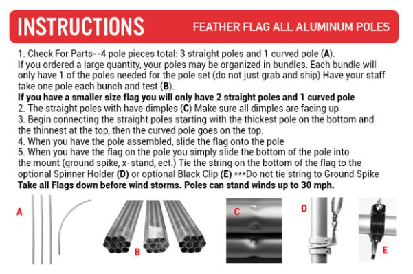 Dentist Feather Flag Kit