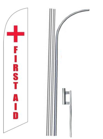First Aid Feather Flag Kit