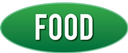 Food Wall Sign- Green