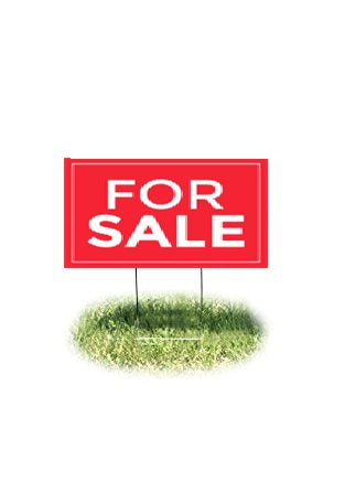 Lawn Yard Signs for Sale Real Estate- 24"W x 18"H