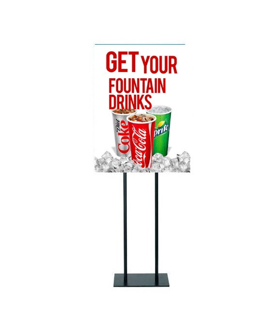 Fountain Drinks Floor Stand Sign