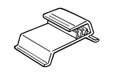 Sign Holders Shelf Clips-Super Grip 1" L - screengemsinc