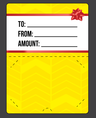 Gift Card Holders-Custom Printed