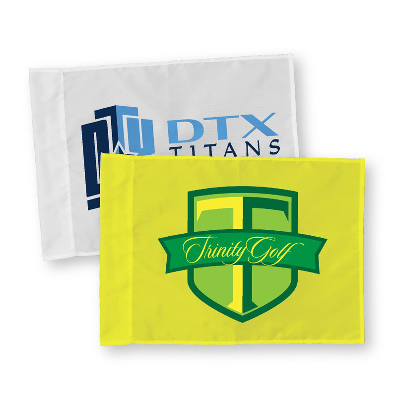 Golf Outing Hole Flags - Custom Printed - 18 Pieces