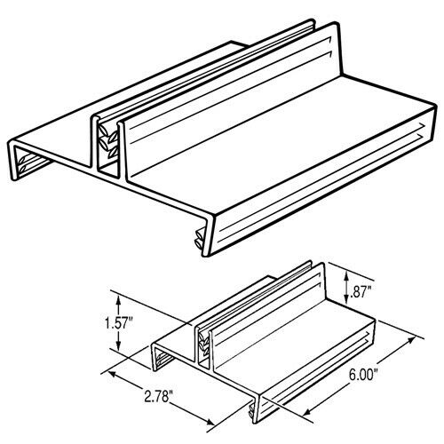 Gondola Top Super Grip Sign Holders