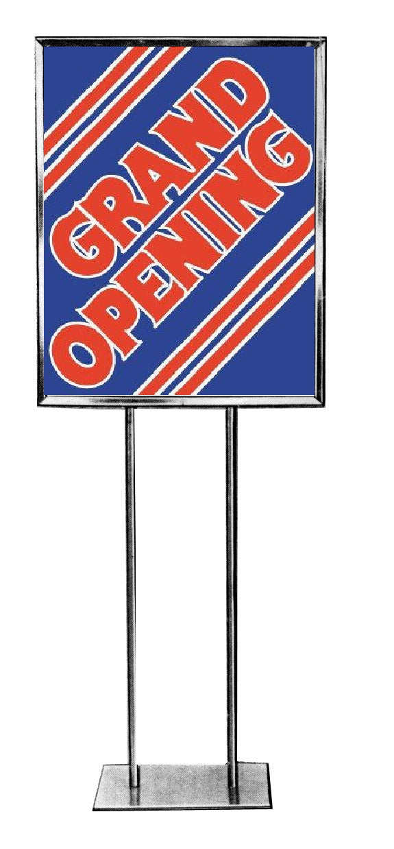 Grand Opening Retail Store Poster-Floor Stand Sign