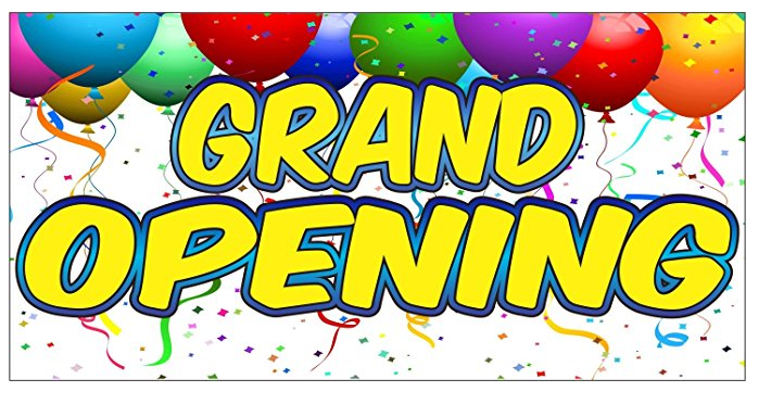 Grand Opening Shelf Signs-Balloons 11"X 7"