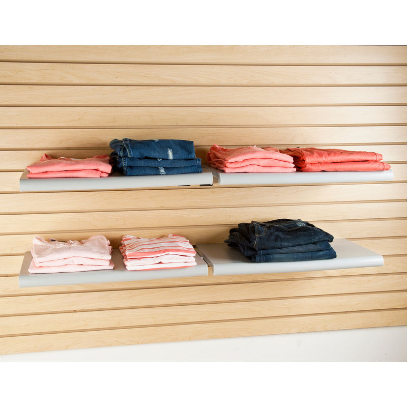 Duron Shelving -Grey 13"D x 24"L- 4 pack