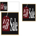 1/2 Off Sale Retail Sale Event Sign Kit-Black
