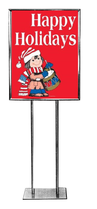 Happy Holidays Retail Store Poster-22" W x 28" H