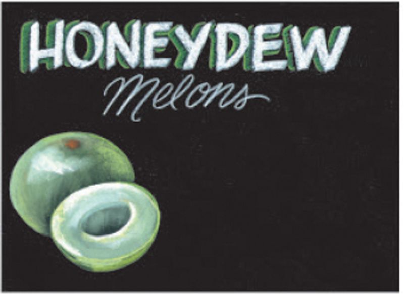 Chalkboard Produce Signs