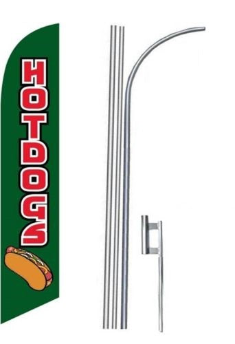 Hot Dogs Feather Flag Kit