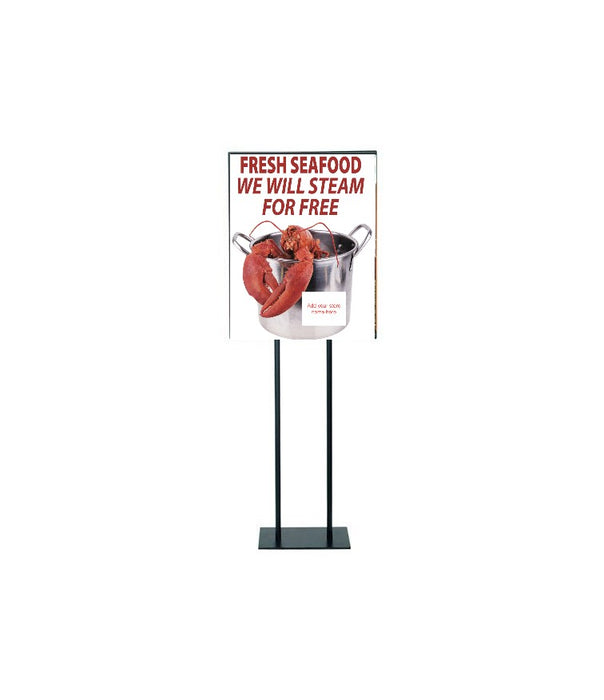 Free Seafood Steaming Floor Stand Stanchion Sign for Supermarkets