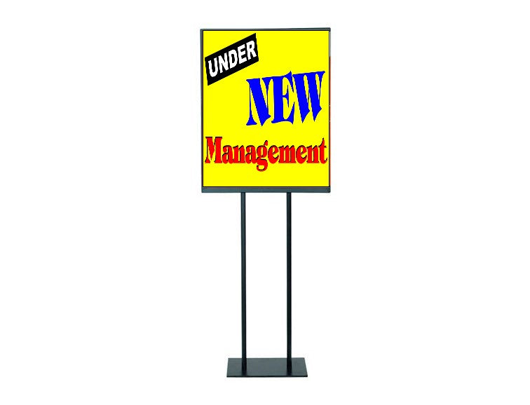 Under New Management Standard Poster-Floor Stand Signs-22 W x 28 H