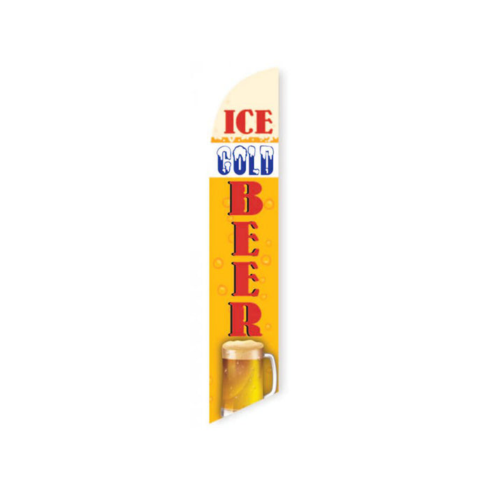 Ice Cold Beer Feather Flag Kit