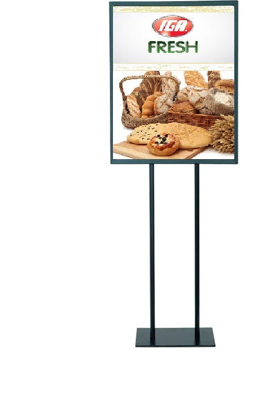 IGA Bakery Floor Stand Stanchion Sign