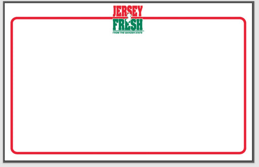 Jersey Fresh Produce Signs for supermarkets