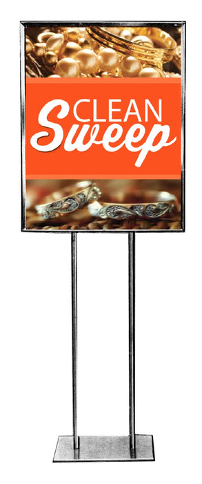 Jewelry Store Floor Stand Stanchion Signs-22"x28"