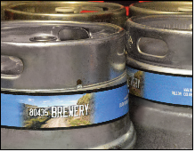 Keg Wraps-Belly Bands Custom Printed 3" x 35"- 500 wraps