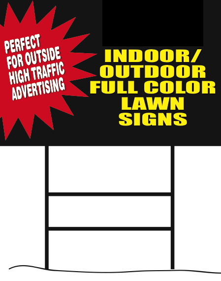 We Have Ice Lawn Yard Signs