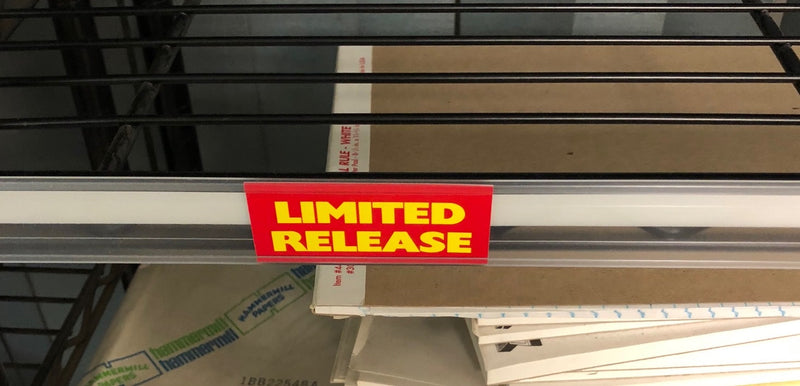 Limited Release Price Channel Shelf Molding Tags-3"-100 pieces