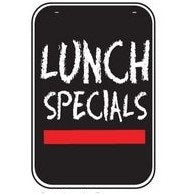 Lunch Specials Sign & Sidewalk Swing Sign Holder Set