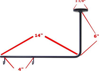 Aisle Marker Sign Holders-Magnetic Base