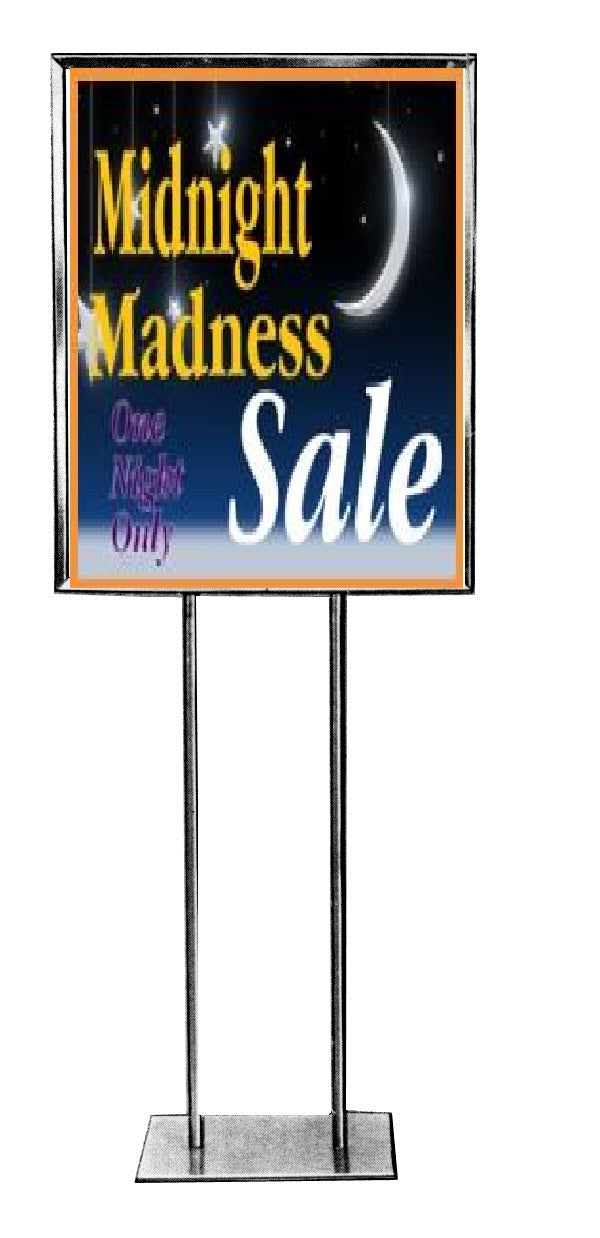 Midnight Madness Sale Standard Poster-Floor Stand Sign-22"x 28"