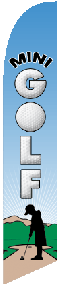 Mini Golf Feather Flag Kit