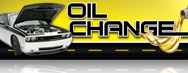 Oil Change Banner