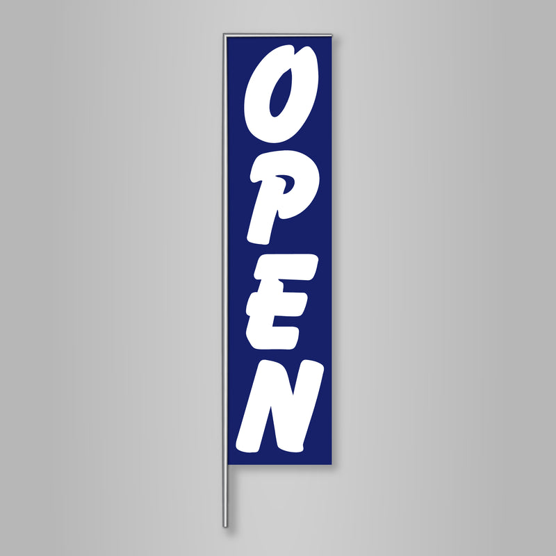 Open Banner Flag Kit-Blue