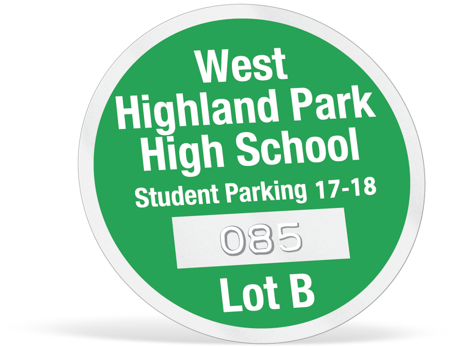 Parking Permits Decals for Car Windows-500 pieces