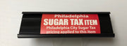 Philadelphia Sugar Tax Price Channel Shelf Strips